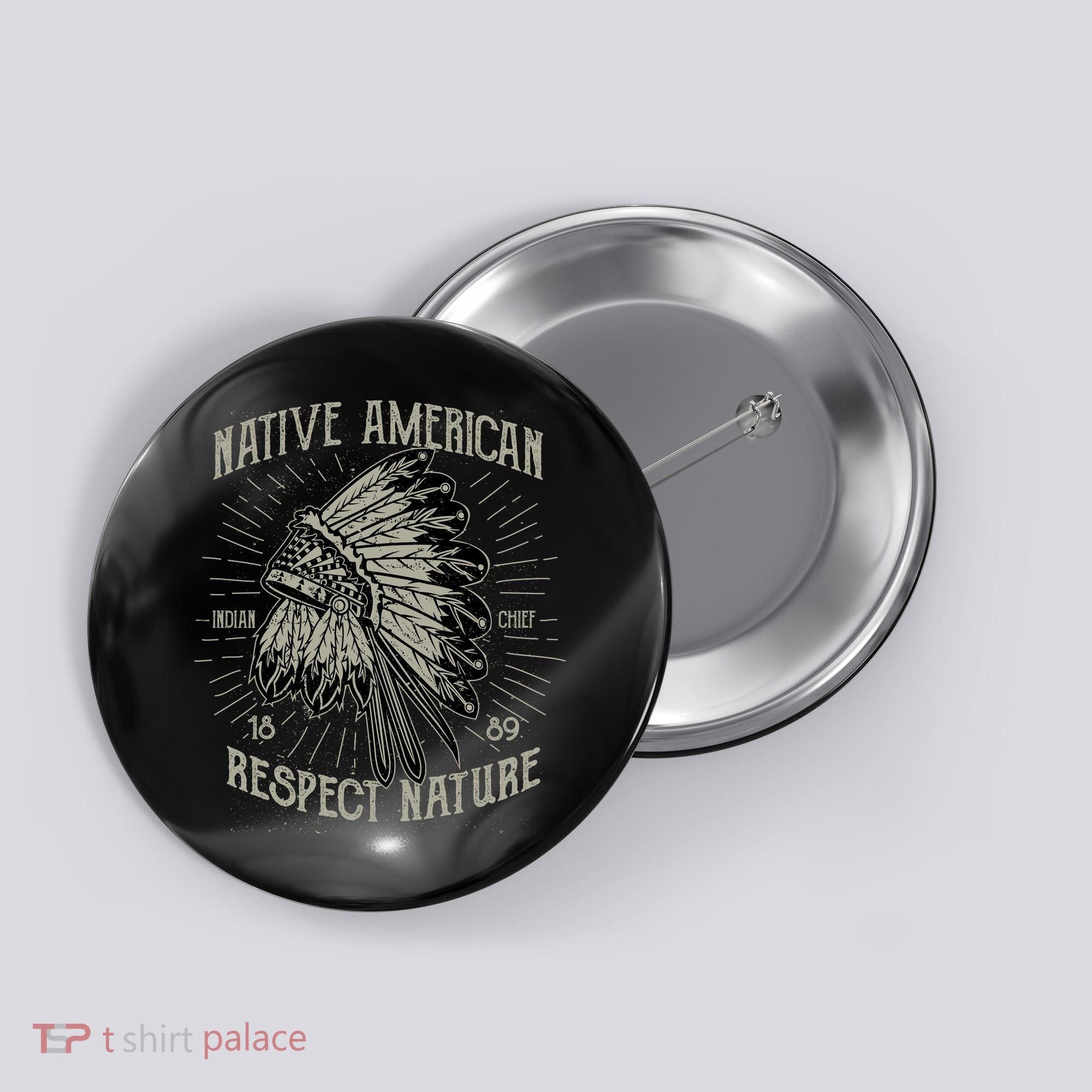 Native American Button