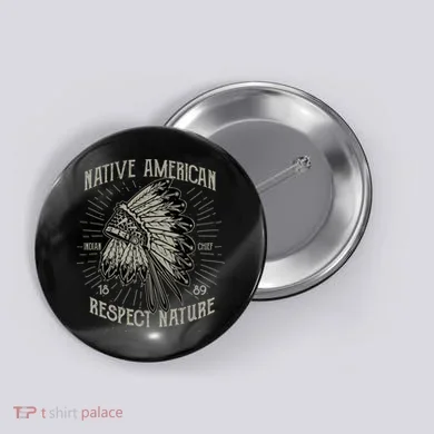 Native American Button