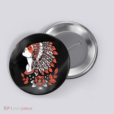 Native American No More Stolen Sisters MMIW Button
