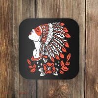 Native American No More Stolen Sisters MMIW Coaster thumb 0