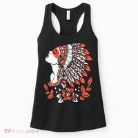 Native American No More Stolen Sisters MMIW Women's Tank Top thumb 0