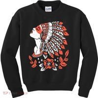 Native American No More Stolen Sisters MMIW Kids Sweatshirt thumb 0