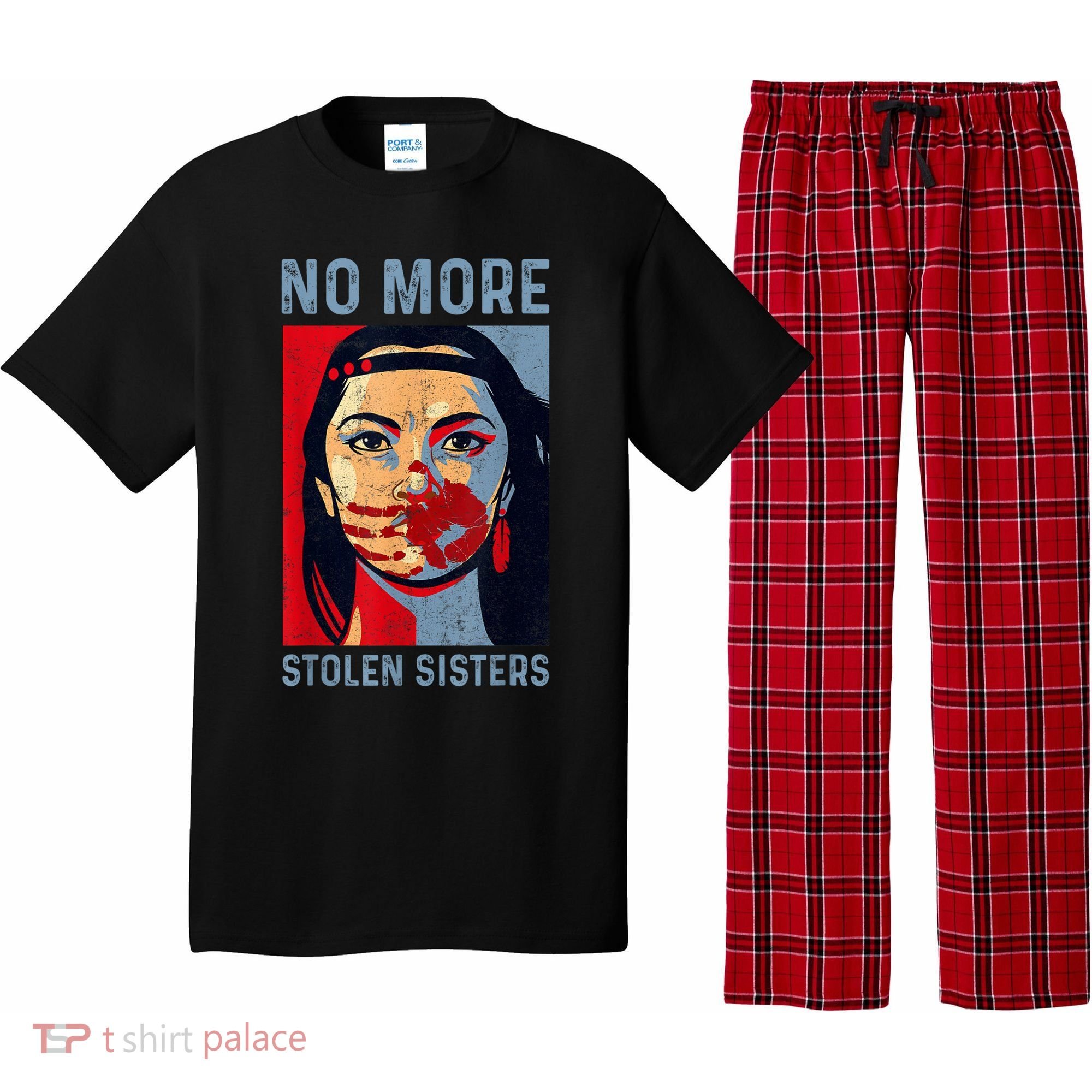 Native American No More Stolen Sisters Pajama Set