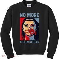 Native American No More Stolen Sisters Kids Sweatshirt thumb 0
