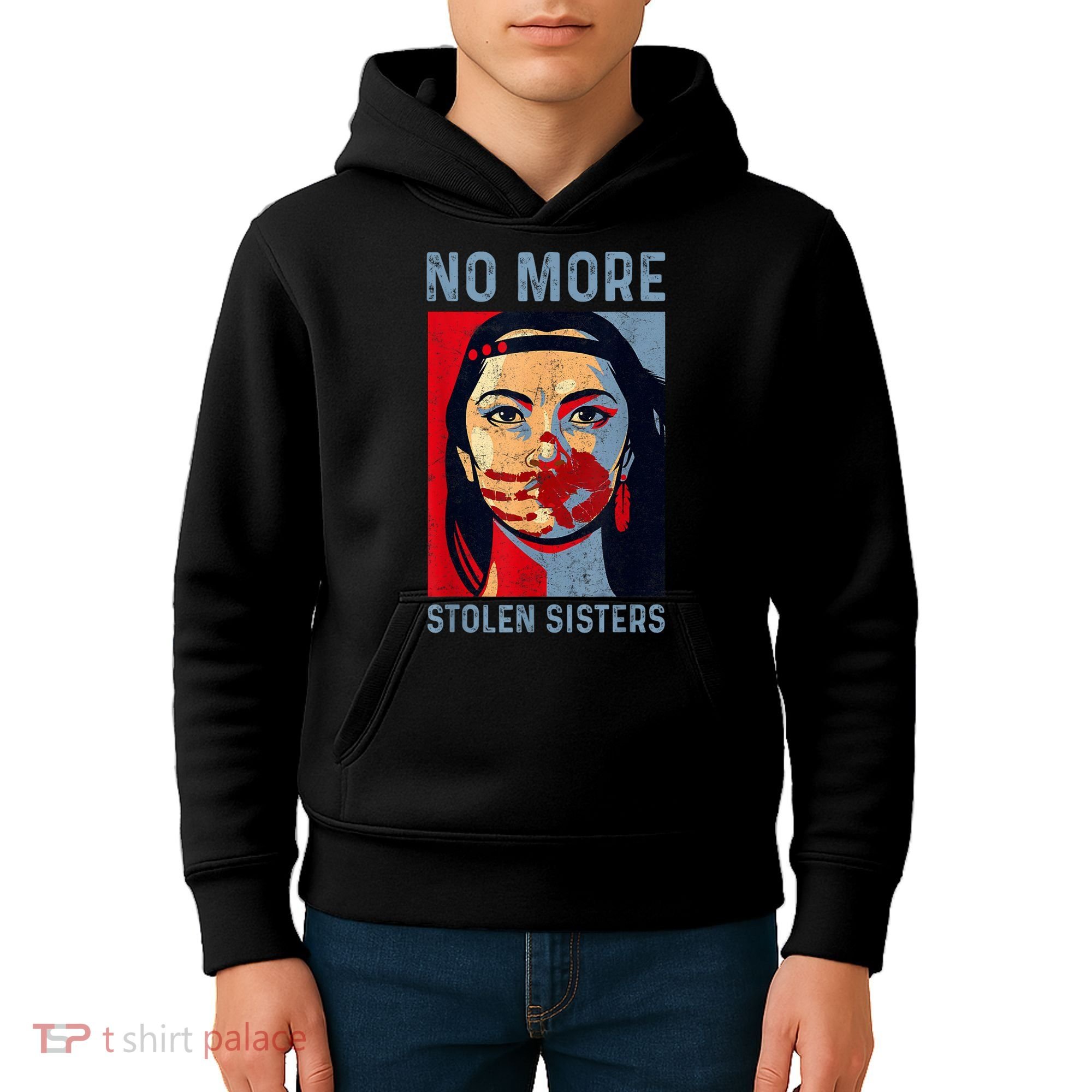 Native American No More Stolen Sisters Kids Hoodie