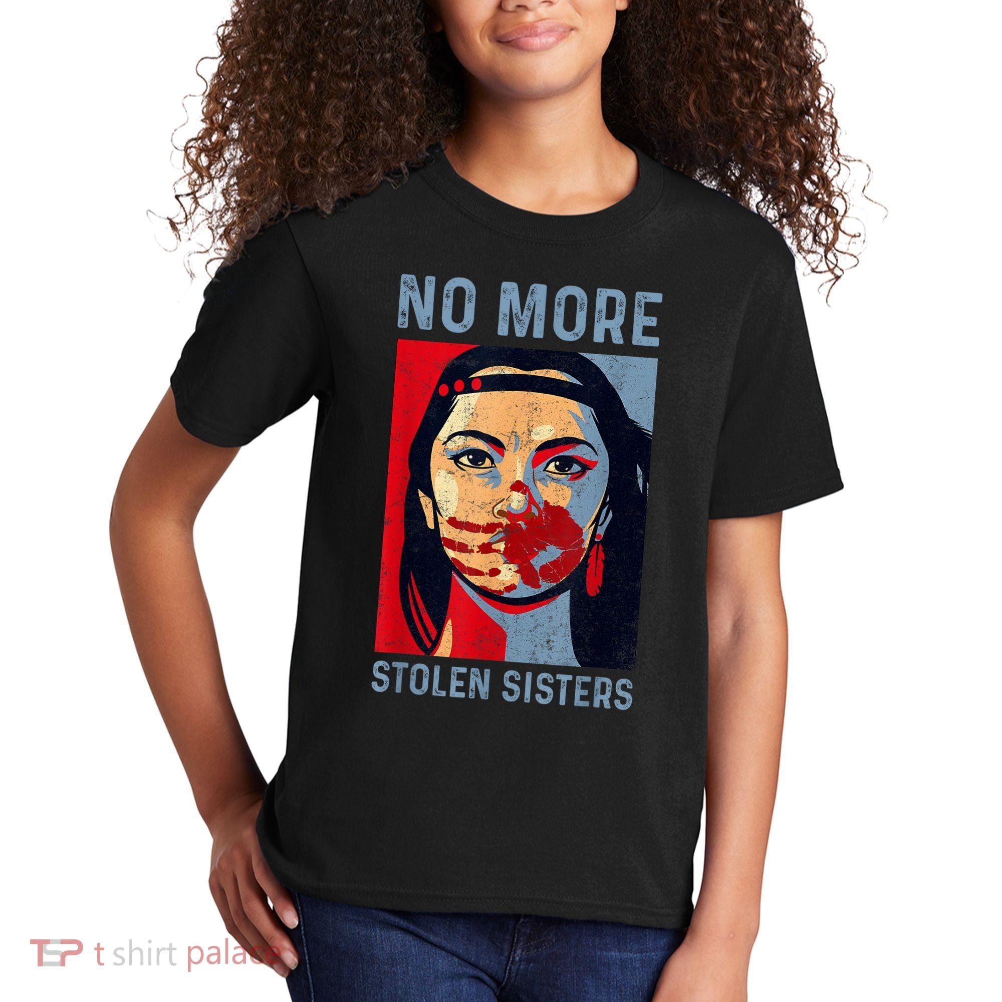 Native American No More Stolen Sisters Kids T-Shirt