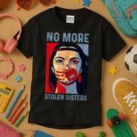 Native American No More Stolen Sisters Kids T-Shirt thumb 3