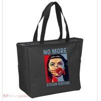 Native American No More Stolen Sisters Tote Bag thumb 2