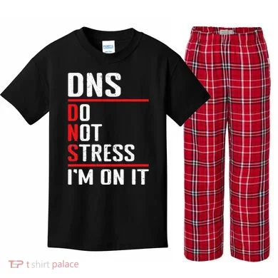 Network Administrator Network Engineer Sysadmin Kids Plaid Pajama Set