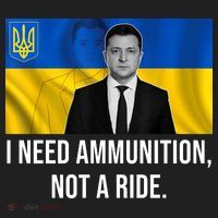 Need Ammunition Not A Ride Ukraine President Tumbler thumb 3