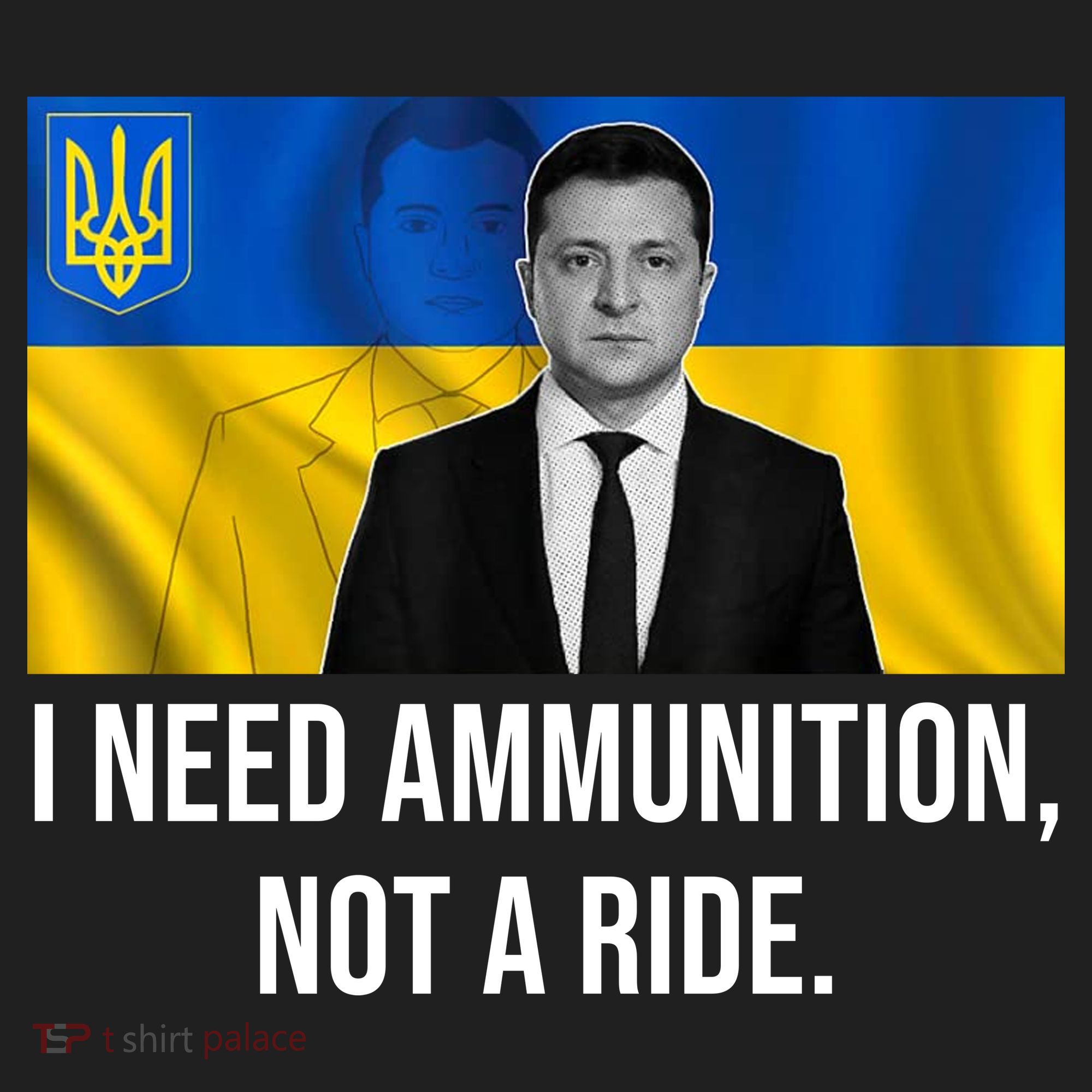 Need Ammunition Not A Ride Ukraine President Tumbler