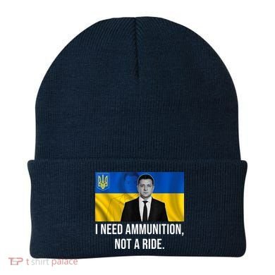 Need Ammunition Not A Ride Ukraine President Beanie
