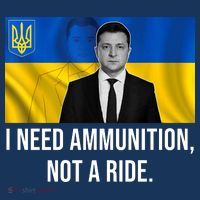 Need Ammunition Not A Ride Ukraine President Women's T-Shirt thumb 6