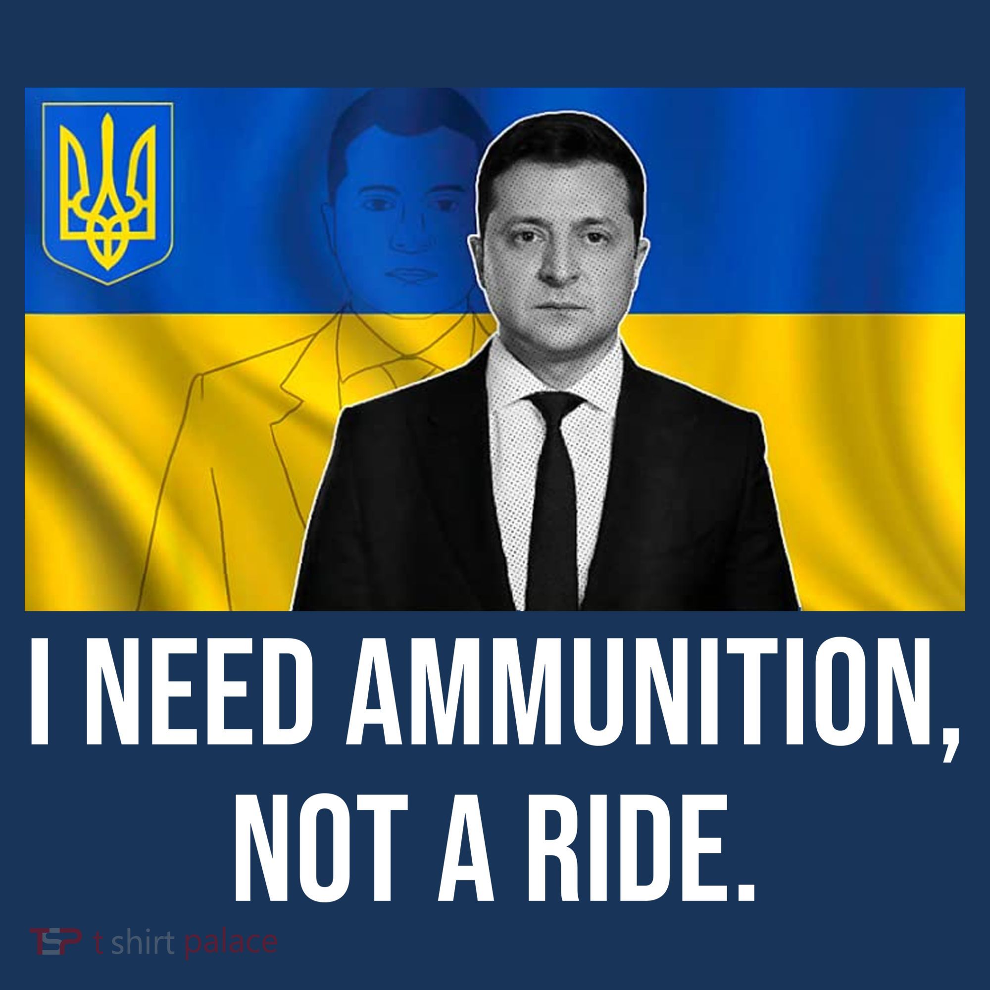 Need Ammunition Not A Ride Ukraine President Kids Hoodie