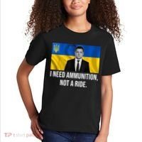 Need Ammunition Not A Ride Ukraine President Kids T-Shirt thumb 2