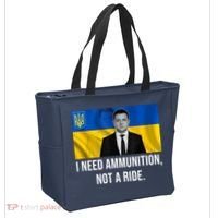 Need Ammunition Not A Ride Ukraine President Tote Bag thumb 2