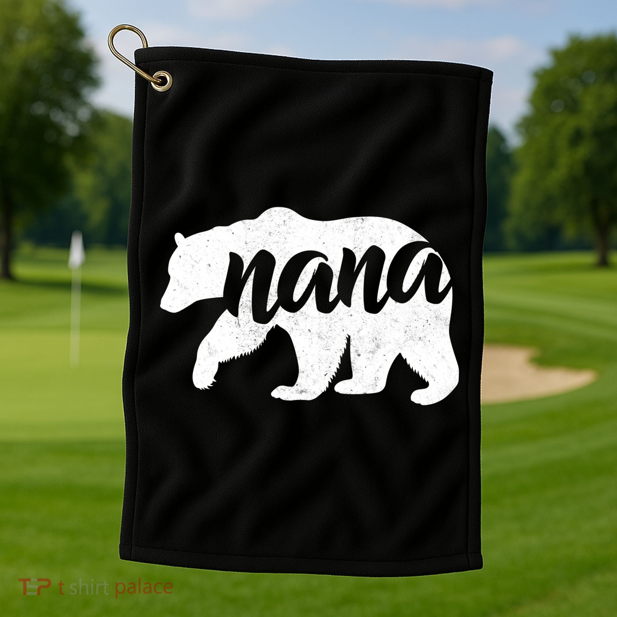 Nana Bear Golf Towel