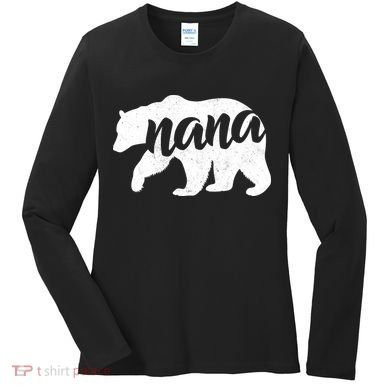Nana Bear Women's Long Sleeve Shirt