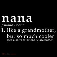 Nana Definition Like A Grandmother T-Shirt thumb 7