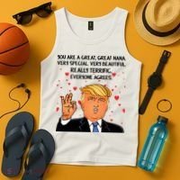 Nana Donald Trump Tank Top thumb 4