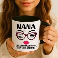 Nana Like A Normal Grandma Only More Awesome Coffee Mug thumb 3