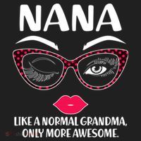 Nana Like A Normal Grandma Only More Awesome Beanie thumb 2