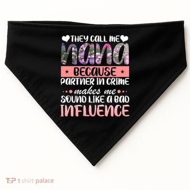 Nana Partner In Crime USA-Made Doggie Bandana