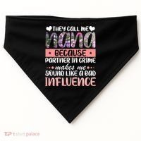 Nana Partner In Crime USA-Made Doggie Bandana thumb 0