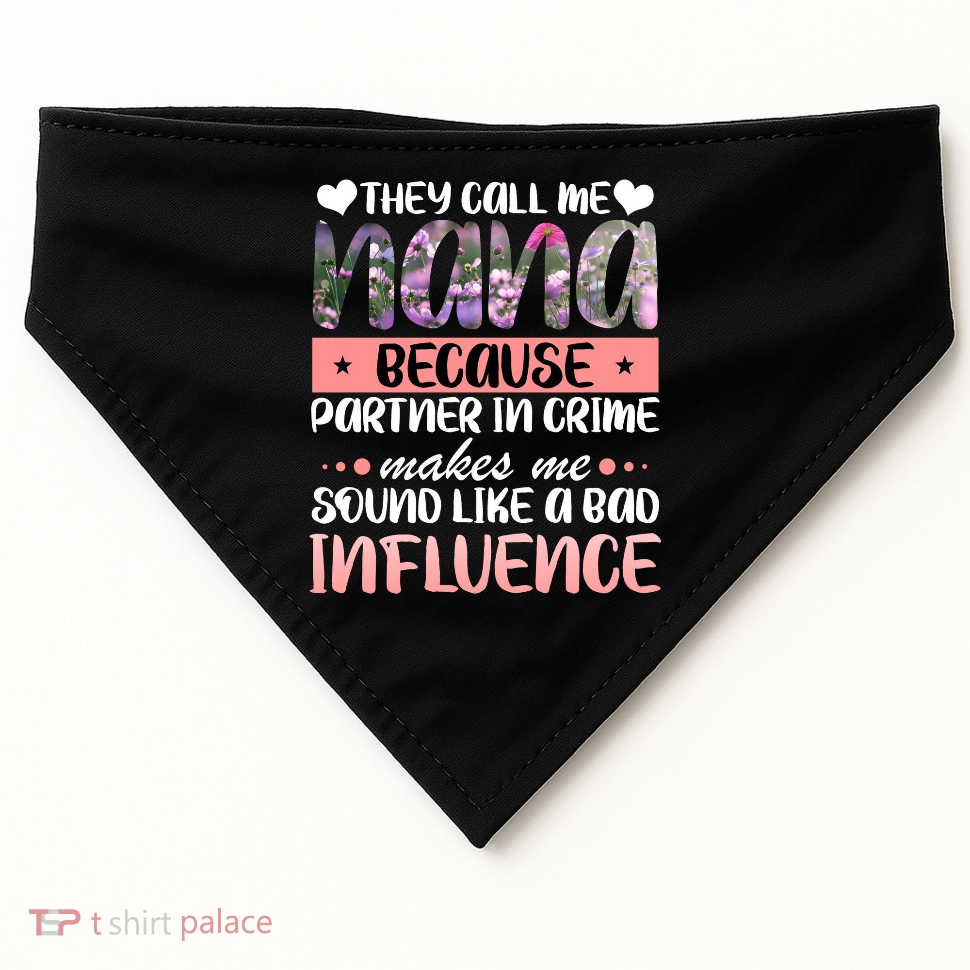 Nana Partner In Crime USA-Made Doggie Bandana
