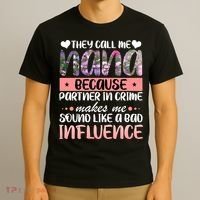 Nana Partner In Crime T-Shirt thumb 3