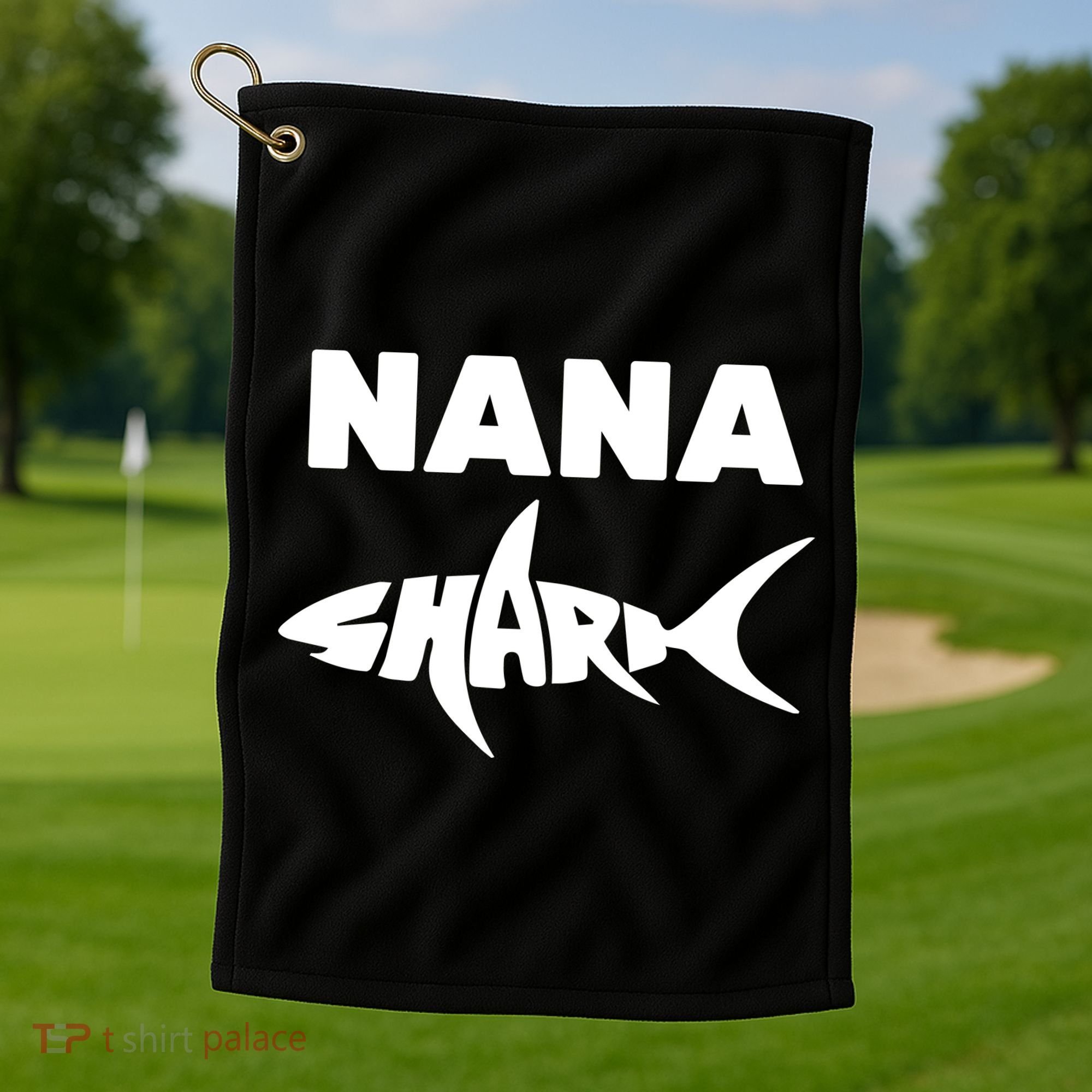 Nana Shark Golf Towel