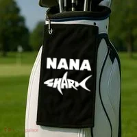 Nana Shark Golf Towel thumb 2