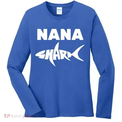 Nana Shark Women's Long Sleeve Shirt