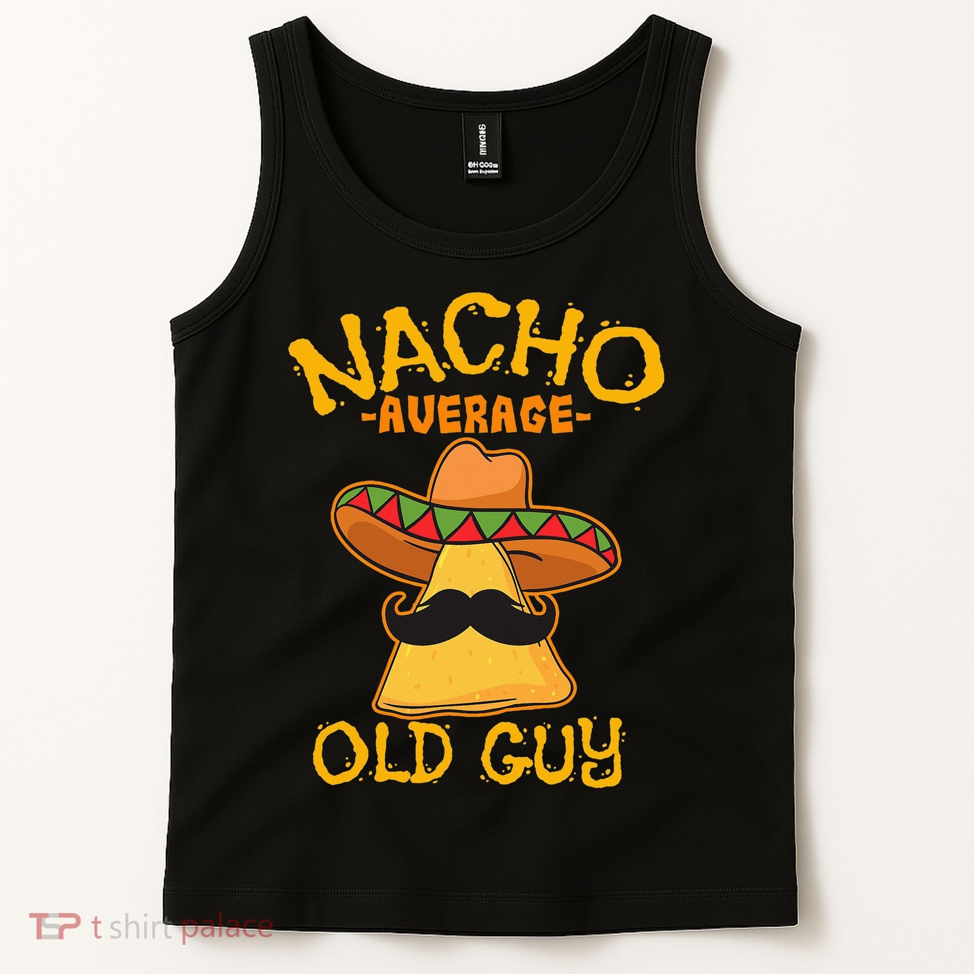 Nacho Average Old Guy Mexican Grandfather Cinco De Mayo Tank Top