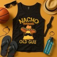 Nacho Average Old Guy Mexican Grandfather Cinco De Mayo Tank Top thumb 4