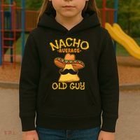 Nacho Average Old Guy Mexican Grandfather Cinco De Mayo Kids Hoodie thumb 3