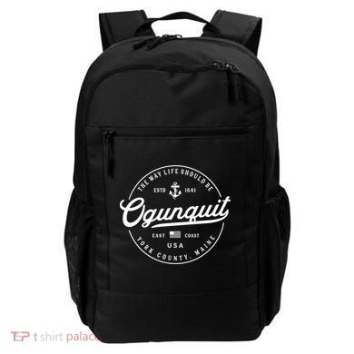 Nautical Anchor Ogunquit Maine Travel Vacation Gift Backpack