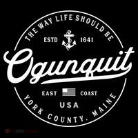 Nautical Anchor Ogunquit Maine Travel Vacation Gift Bucket Hat thumb 4