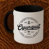 Nautical Anchor Ogunquit Maine Travel Vacation Gift Coffee Mug thumb 2