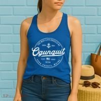 Nautical Anchor Ogunquit Maine Travel Vacation Gift Women's Tank Top thumb 2