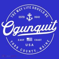 Nautical Anchor Ogunquit Maine Travel Vacation Gift Baby Bodysuit thumb 2