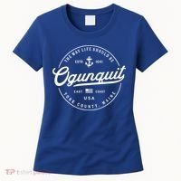 Nautical Anchor Ogunquit Maine Travel Vacation Gift Women's T-Shirt thumb 0