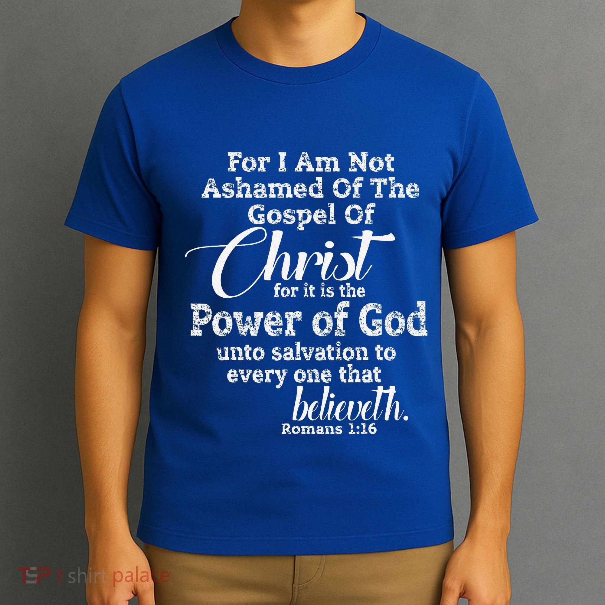 NOT ASHAMED Of Christ Christian Jesus Gospel Love T-Shirt
