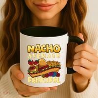 Nacho Average Principal Tacos Mexican Sombrero Cinco De Mayo Coffee Mug thumb 3