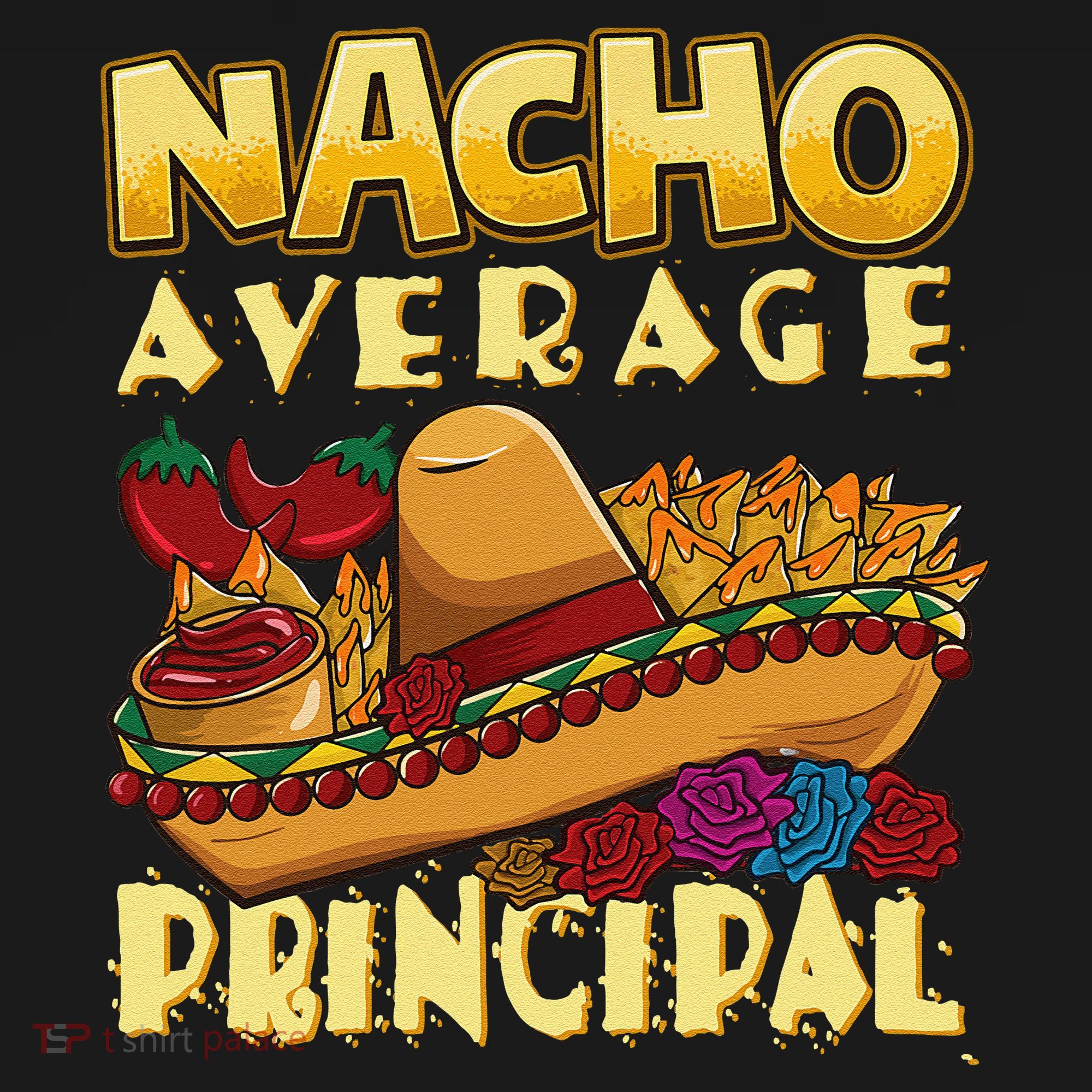 Nacho Average Principal Tacos Mexican Sombrero Cinco De Mayo Ornament