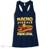 Nacho Average Principal Tacos Mexican Sombrero Cinco De Mayo Women's Tank Top thumb 0