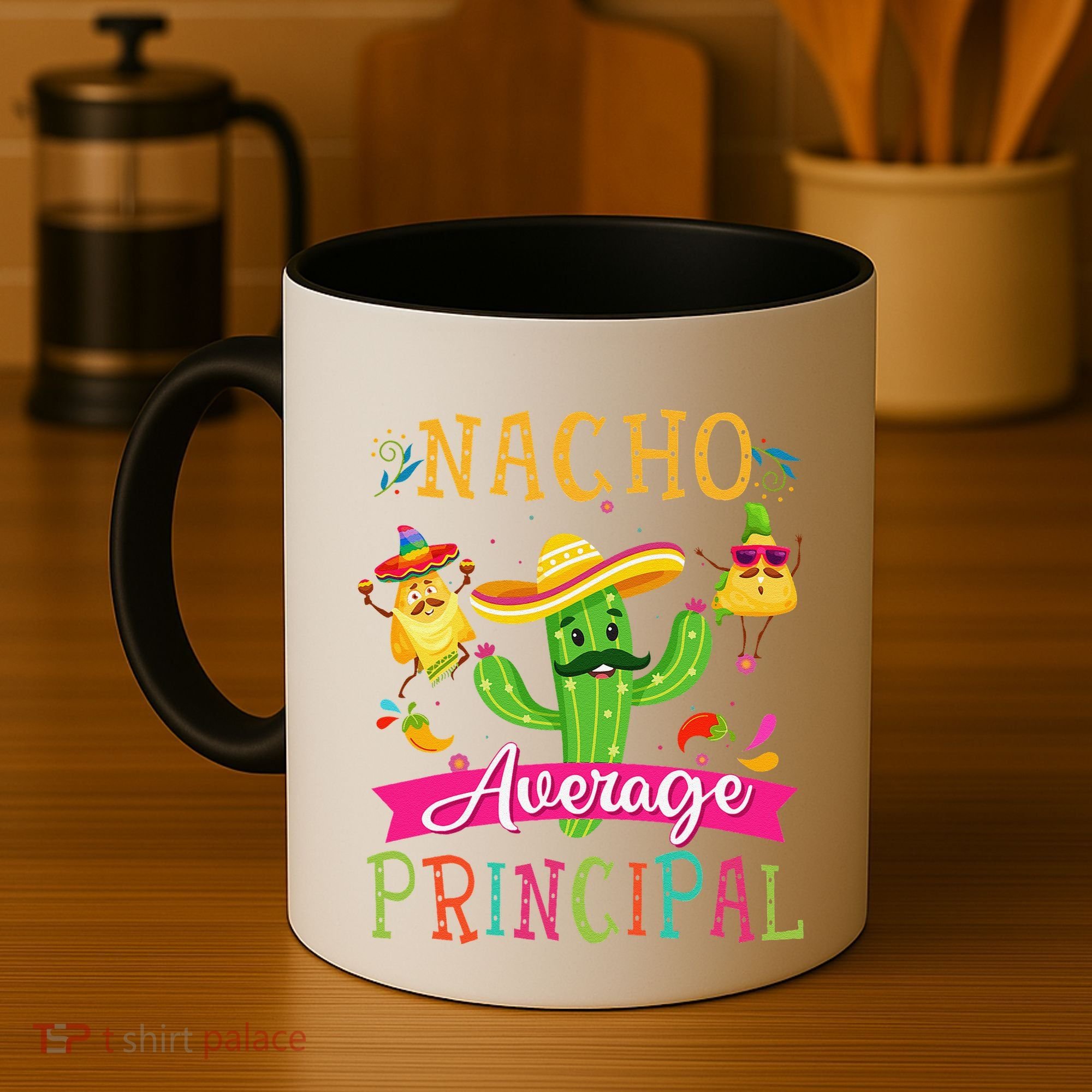 Nacho Average Principal Funny Mexican Cactus Cinco De Mayo Coffee Mug