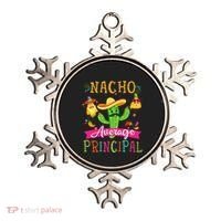 Nacho Average Principal Funny Mexican Cactus Cinco De Mayo Ornament thumb 0
