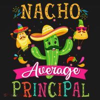 Nacho Average Principal Funny Mexican Cactus Cinco De Mayo Ornament thumb 1