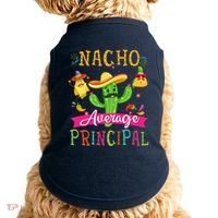 Nacho Average Principal Funny Mexican Cactus Cinco De Mayo Doggie Tank thumb 0